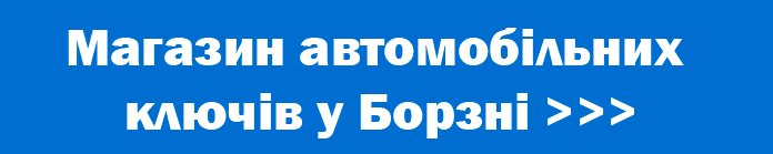Купити автомобільний ключ у Борзні